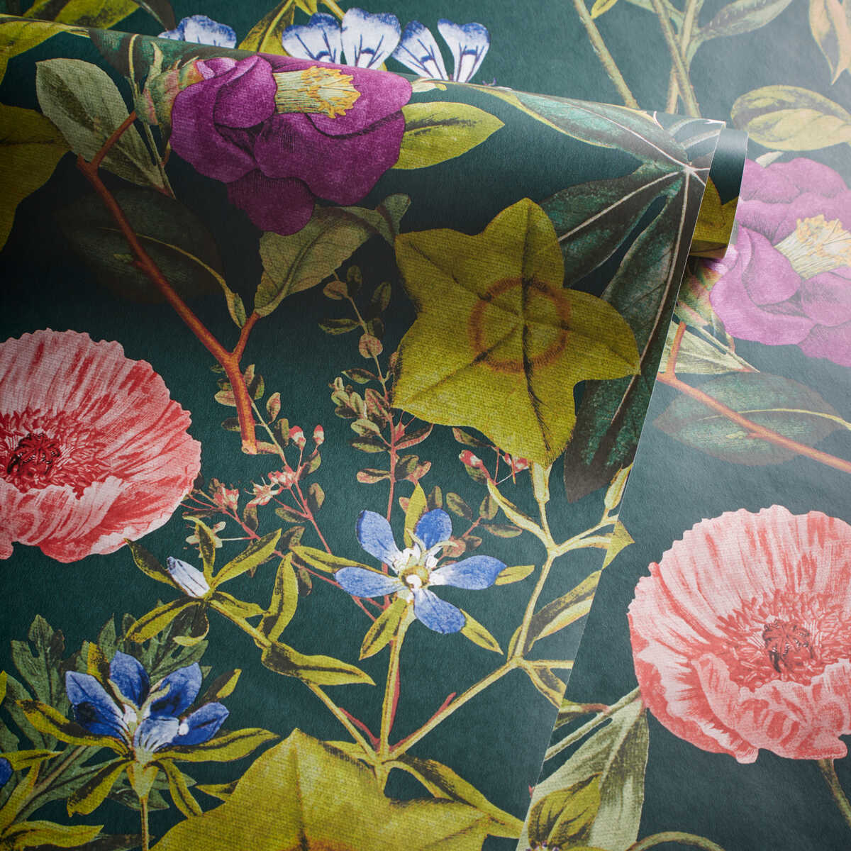 Passiflora - Emerald Wp - CLARKE AND CLARKE Papel pintado
