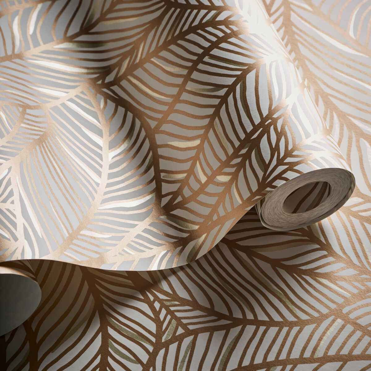 Selva-Bronze-Ivory-Wp-Clarke-And-Clarke-Wallpaper - CLARKE AND CLARKE Wallpaper