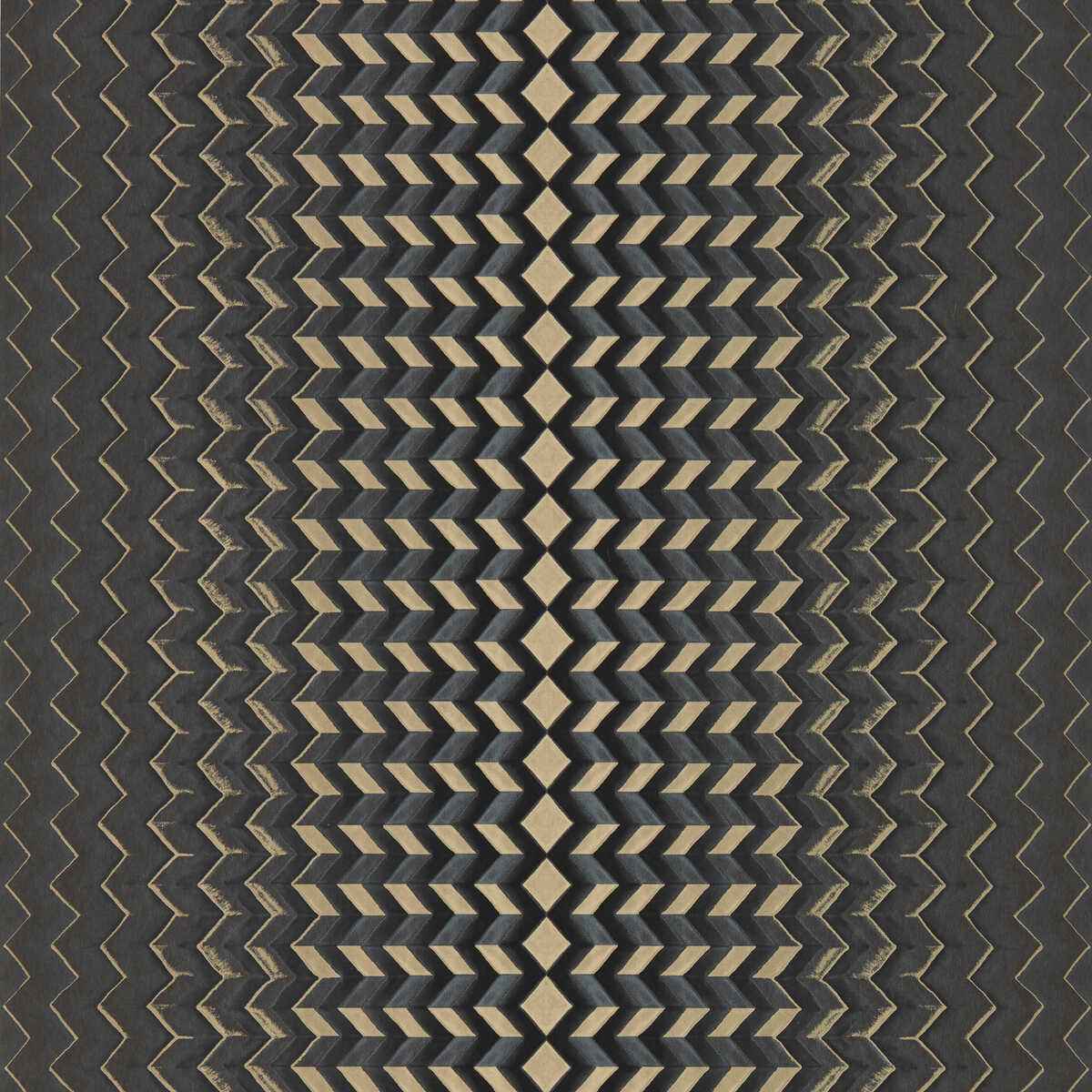 Fragment-Charcoal-Gold-Wp-Clarke-And-Clarke-Wallpaper - CLARKE AND CLARKE Wallpaper