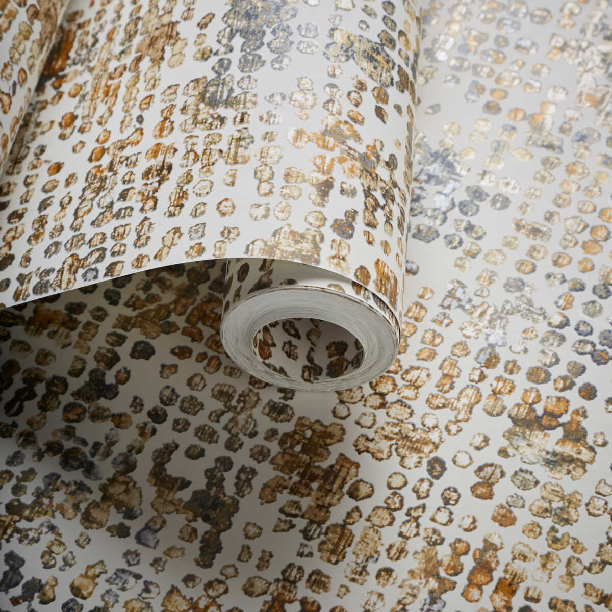 Scintilla - Ochre Wp - CLARKE AND CLARKE Wallpaper