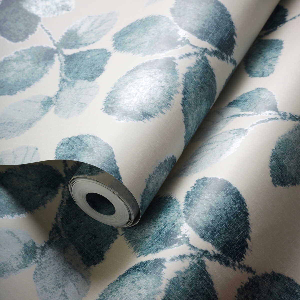 Northia - Denim Linen Wp - CLARKE AND CLARKE Wallpaper