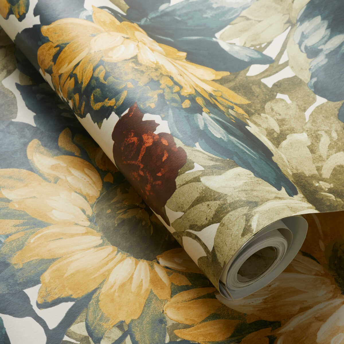 Sunforest - Olive Russet Wp - CLARKE AND CLARKE Wallpaper