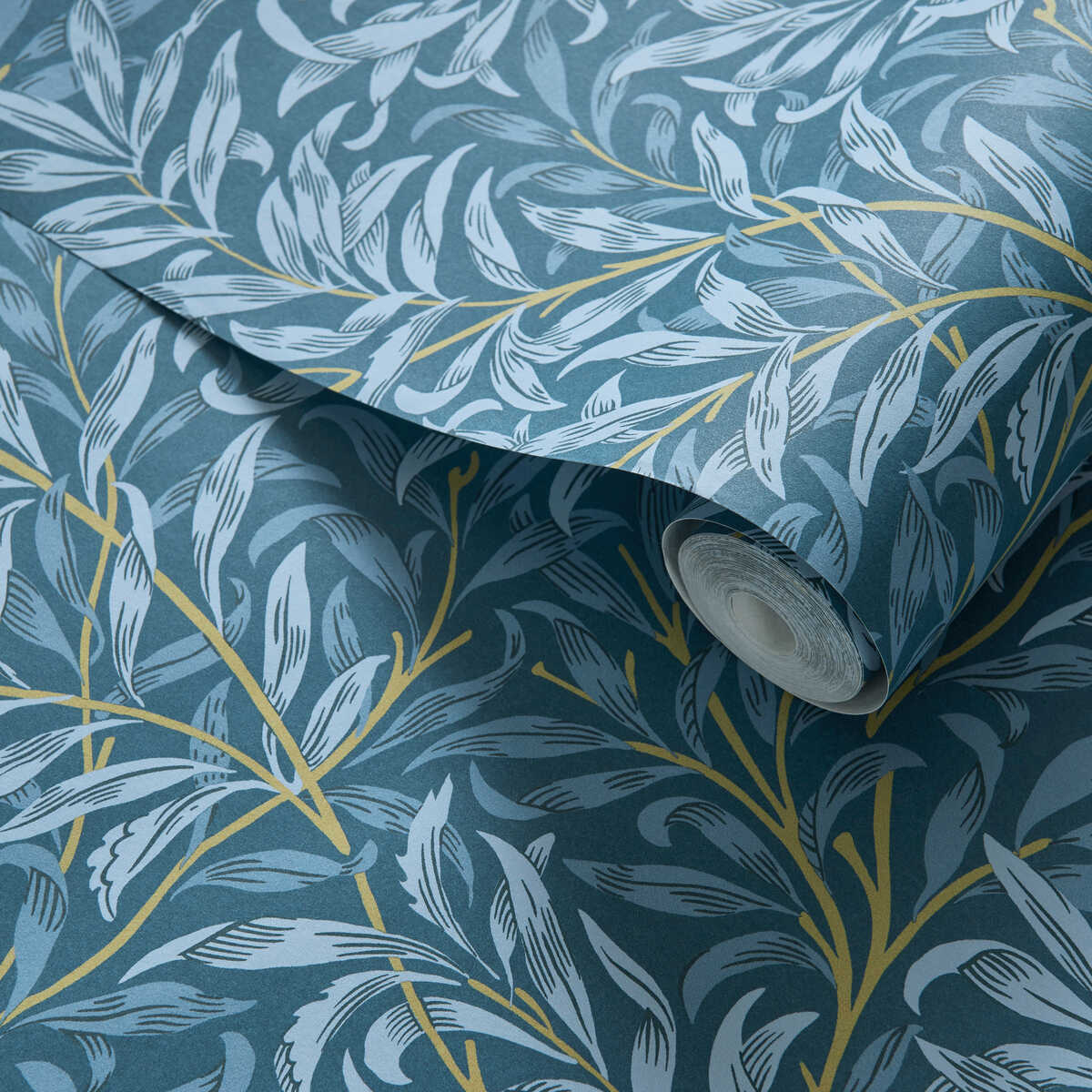Willow Boughs - Denim Wp - CLARKE AND CLARKE Wallpaper