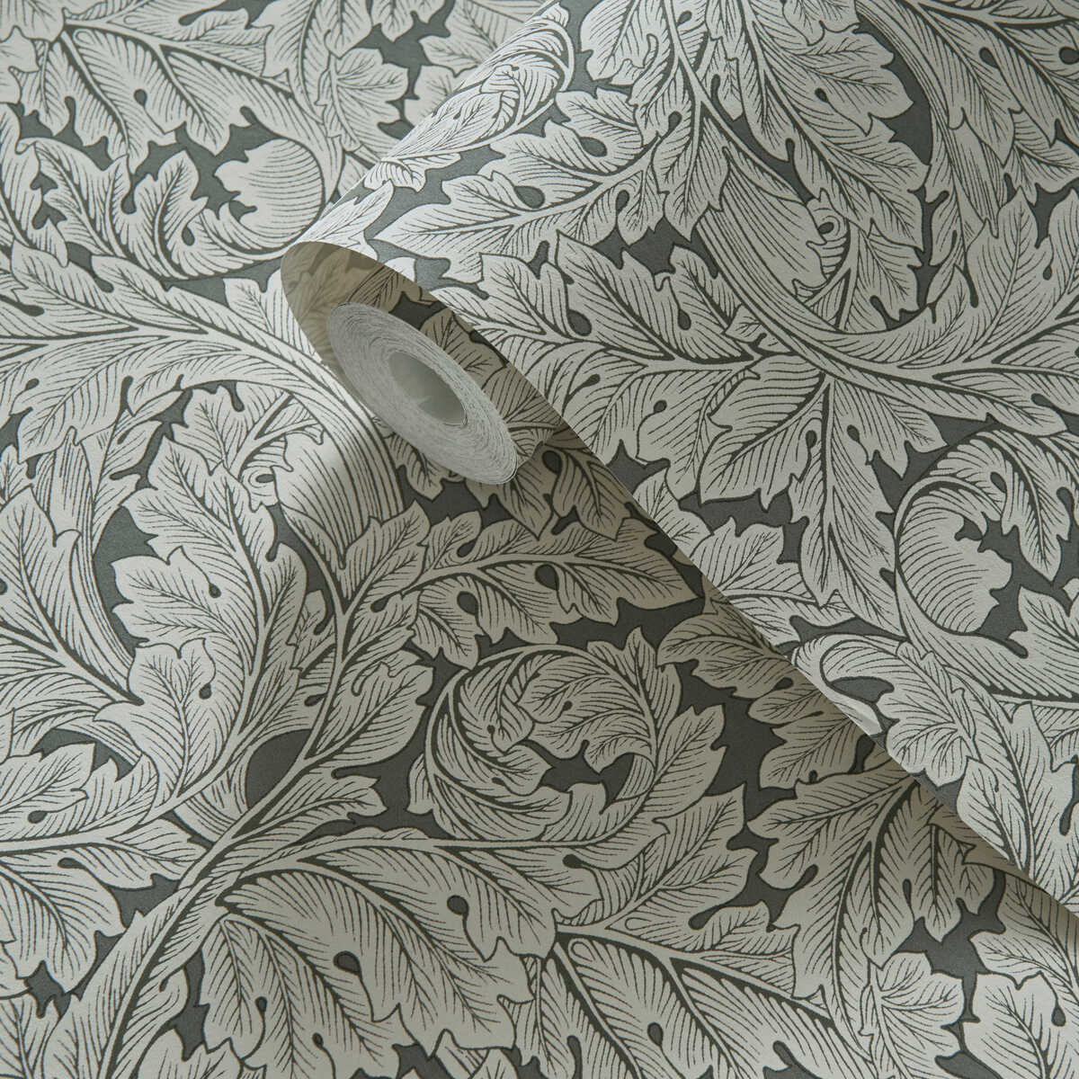 Acanthus Wp - Slate - CLARKE AND CLARKE Papel pintado