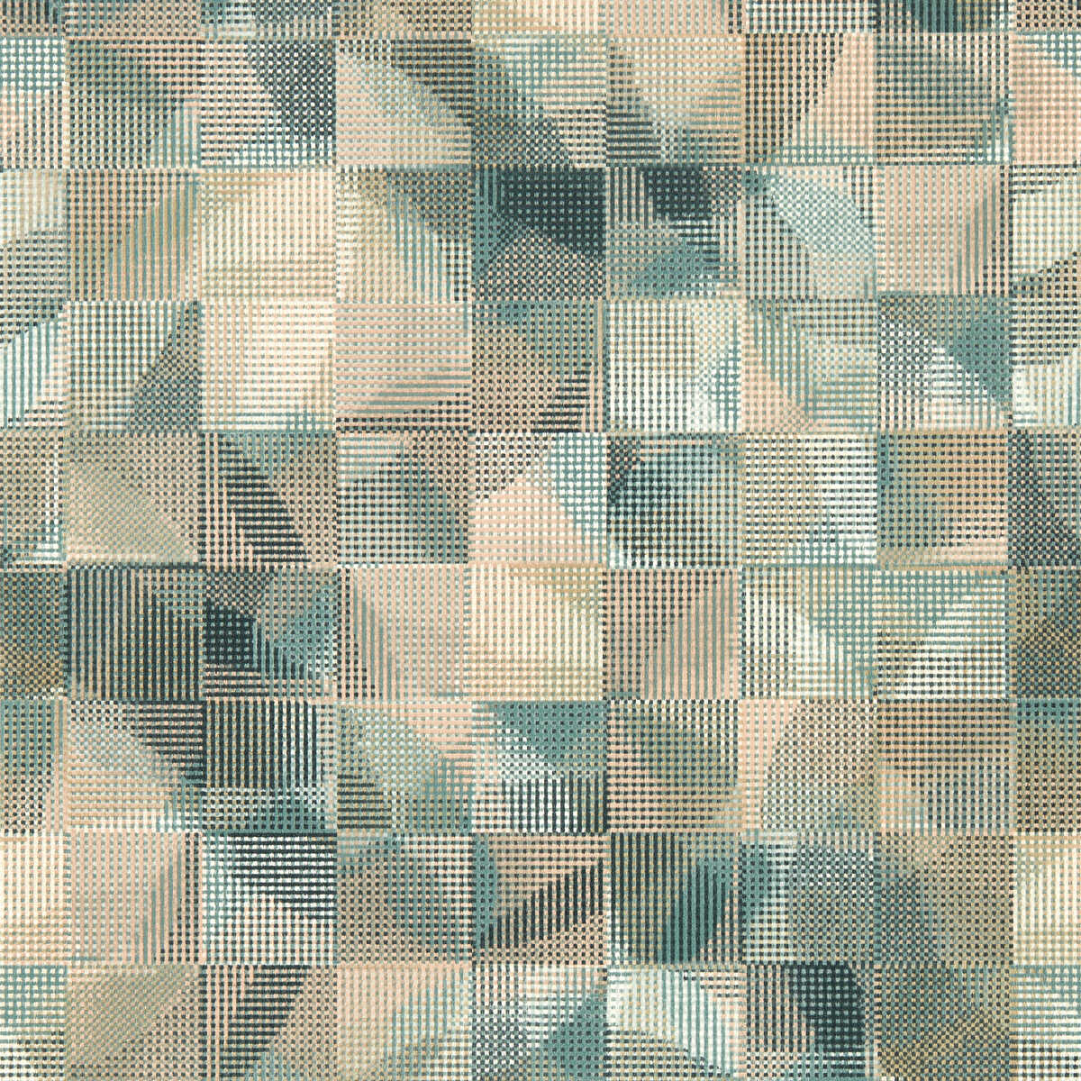 Impatto - Mineral/Blush Wp - CLARKE AND CLARKE Wallpaper