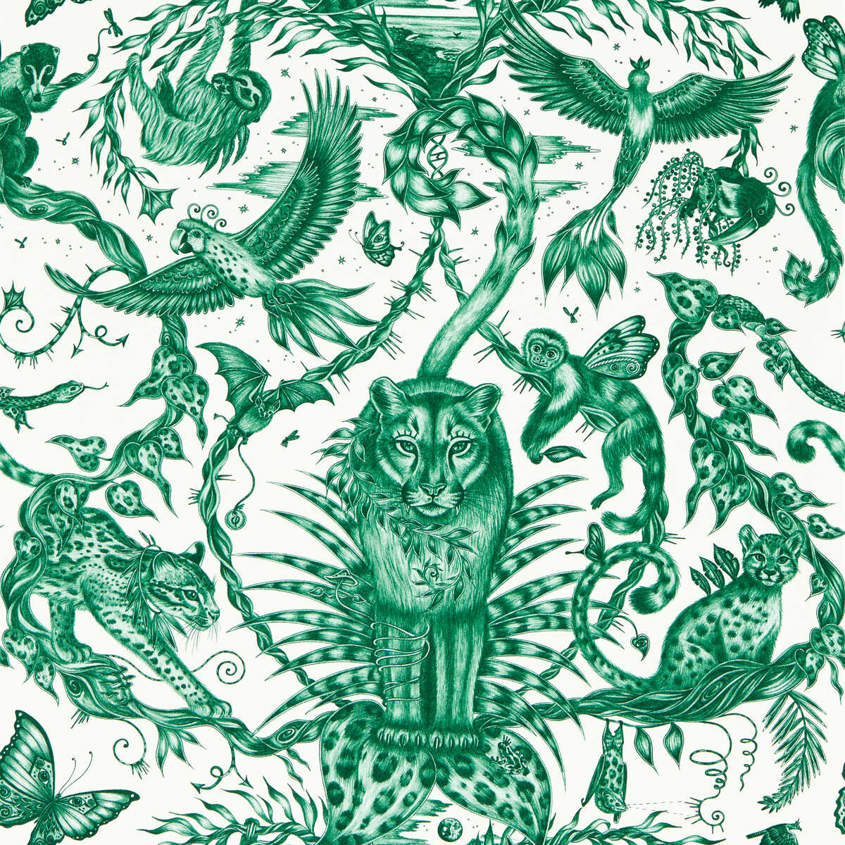 Bosque Dreams - Seafoam Wp - CLARKE AND CLARKE Papel pintado