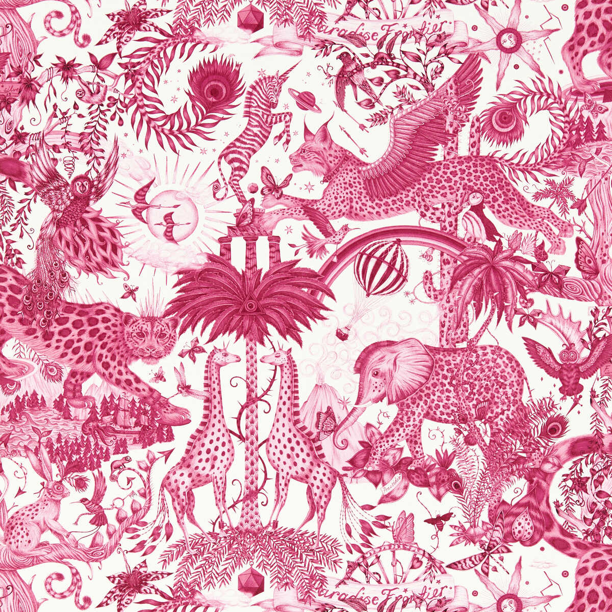 Paradise Lost - Berry Wp - CLARKE AND CLARKE Papel pintado
