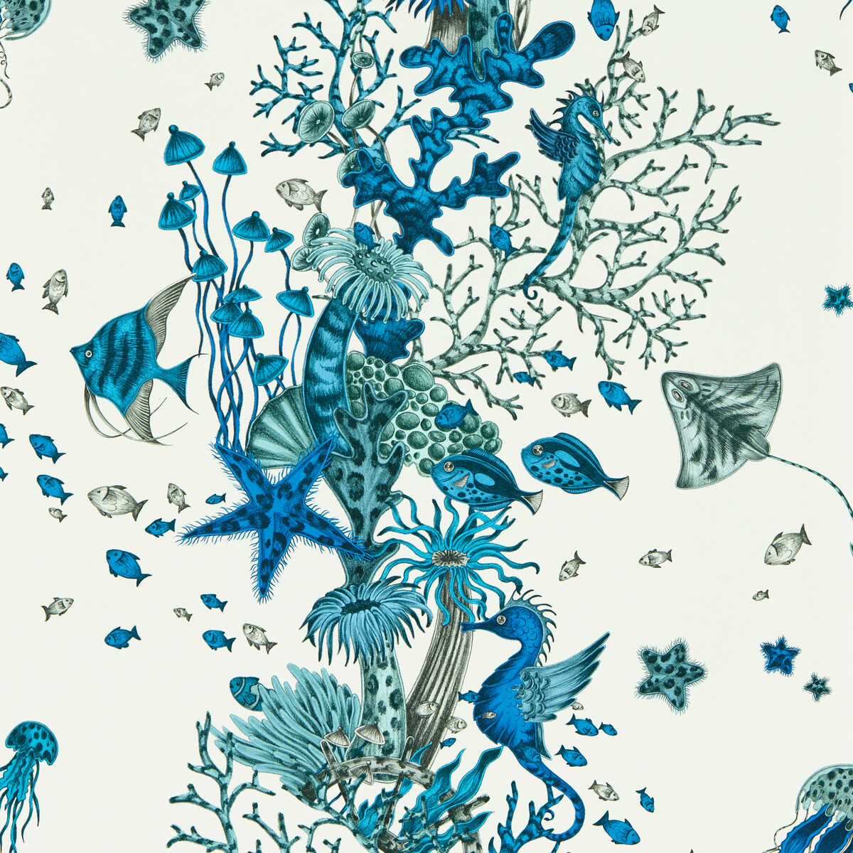 Seaforest - Blue Wp - CLARKE AND CLARKE Papel pintado