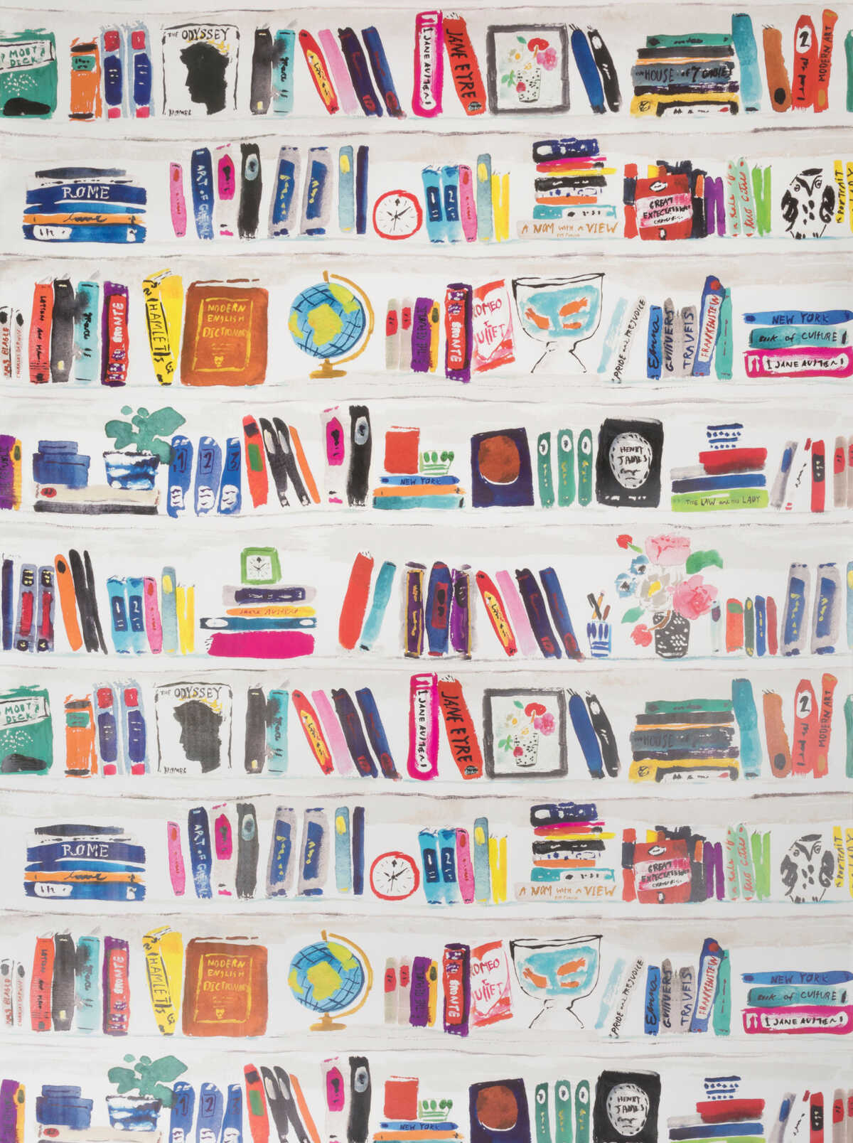 Bella Books - Confetti - KRAVET DESIGN Wallpaper