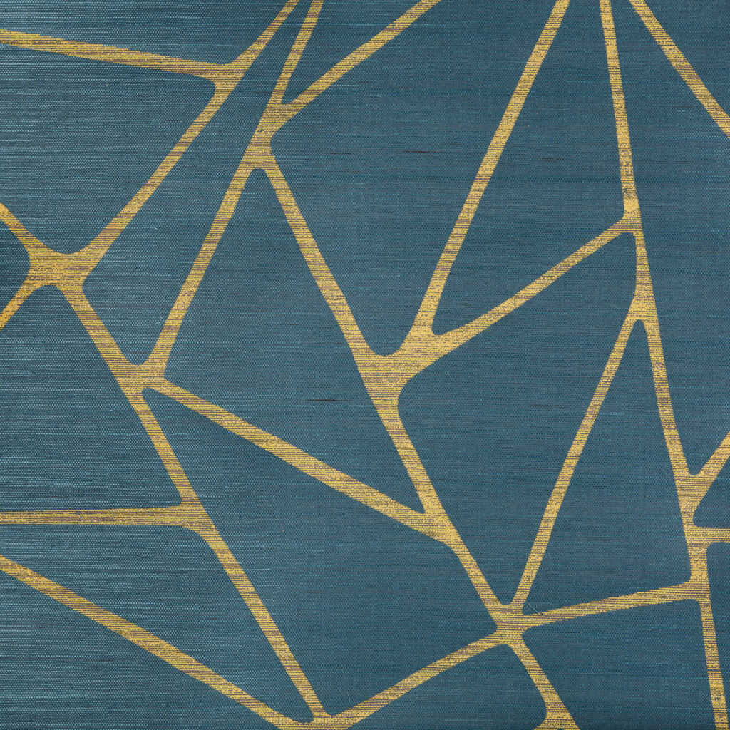 To The Point - Teal - KRAVET COUTURE Wallpaper