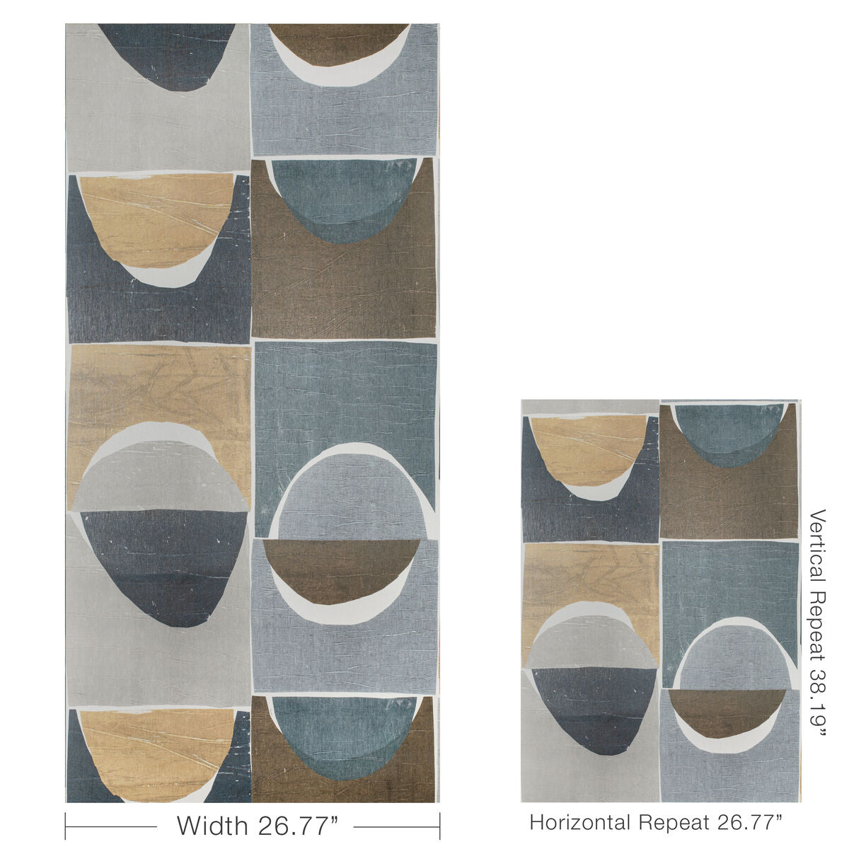 Niko Mod - Blue Stone - Kravet Couture Wallpaper