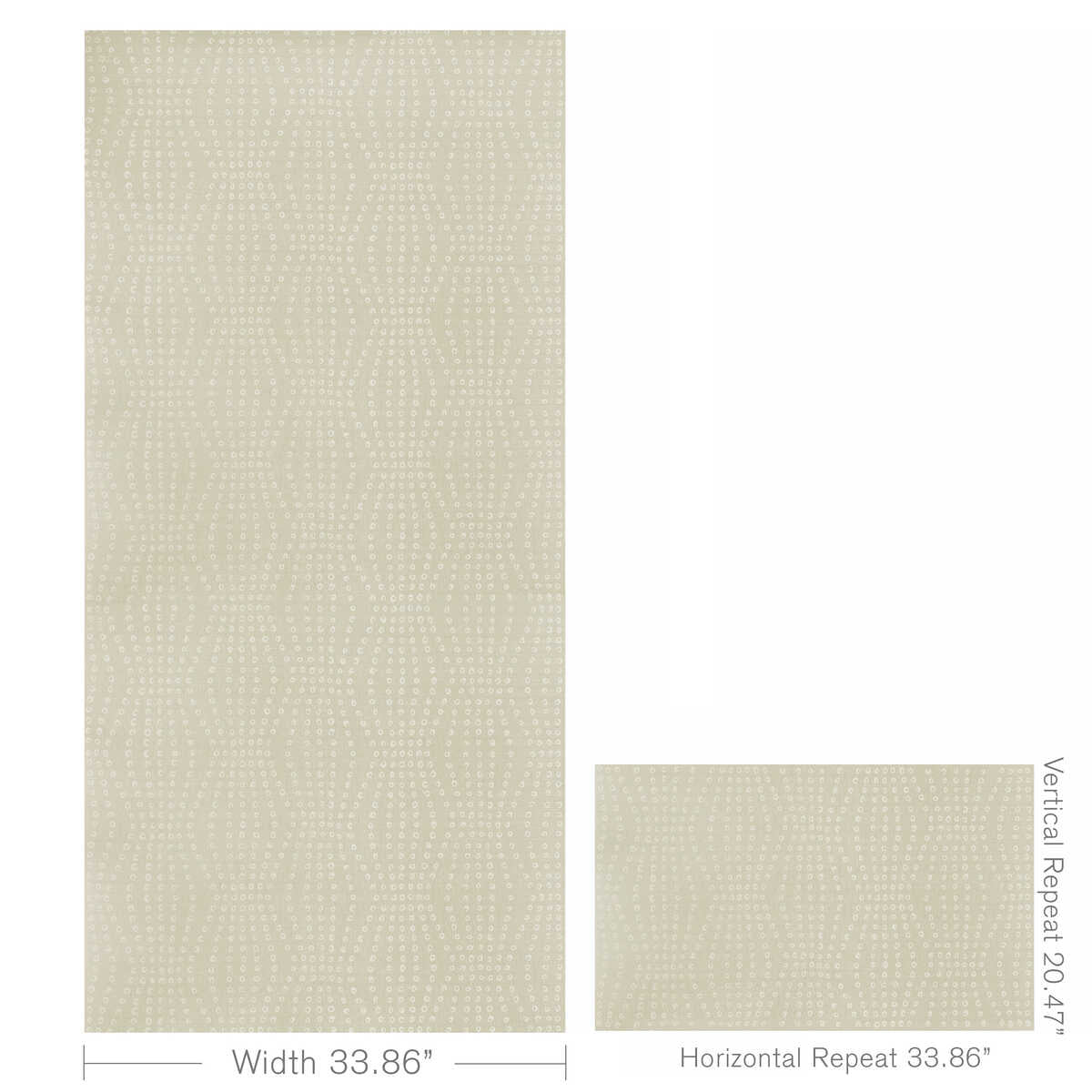 Puka - Flax - KRAVET COUTURE Papel pintado