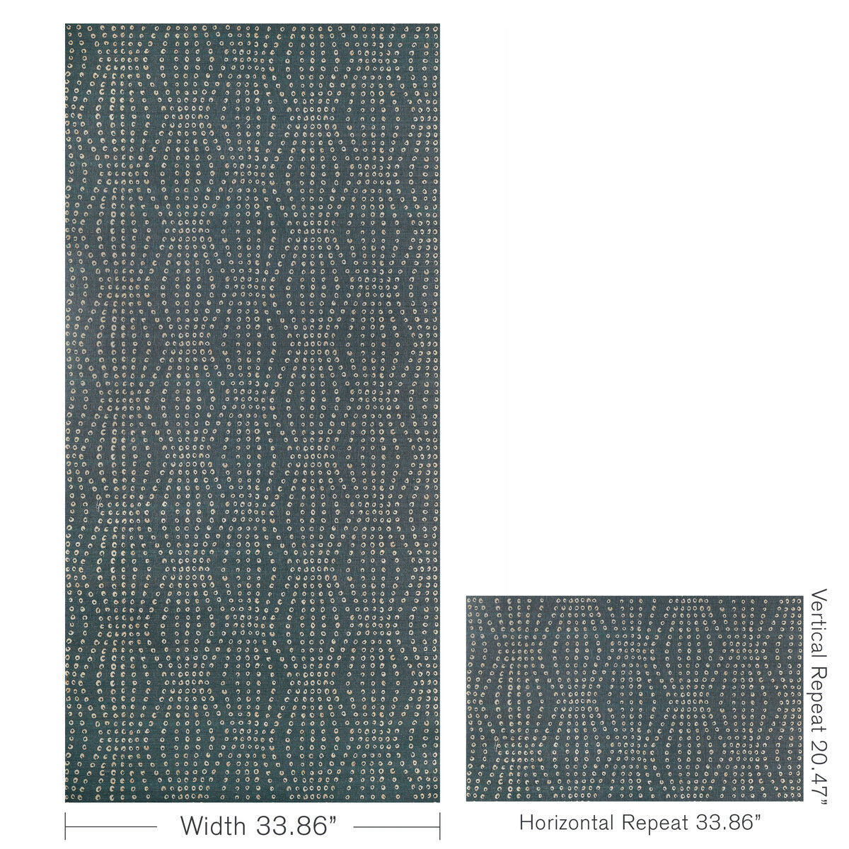 Puka - Blue Steel - Kravet Couture Wallpaper