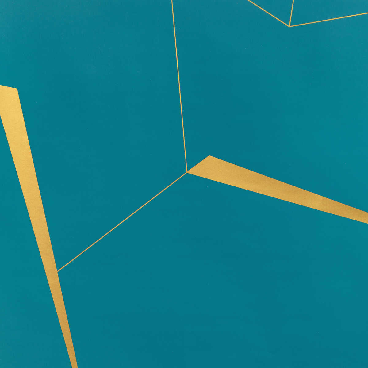 Divergent - Teal - KRAVET COUTURE Wallpaper