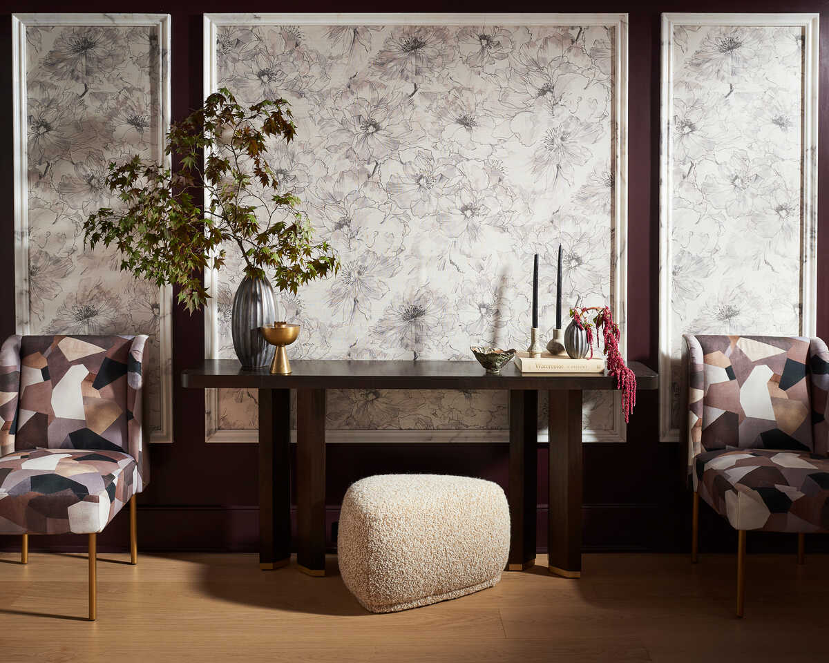 W-Ayrlies - Greige - KRAVET COUTURE Wallpaper