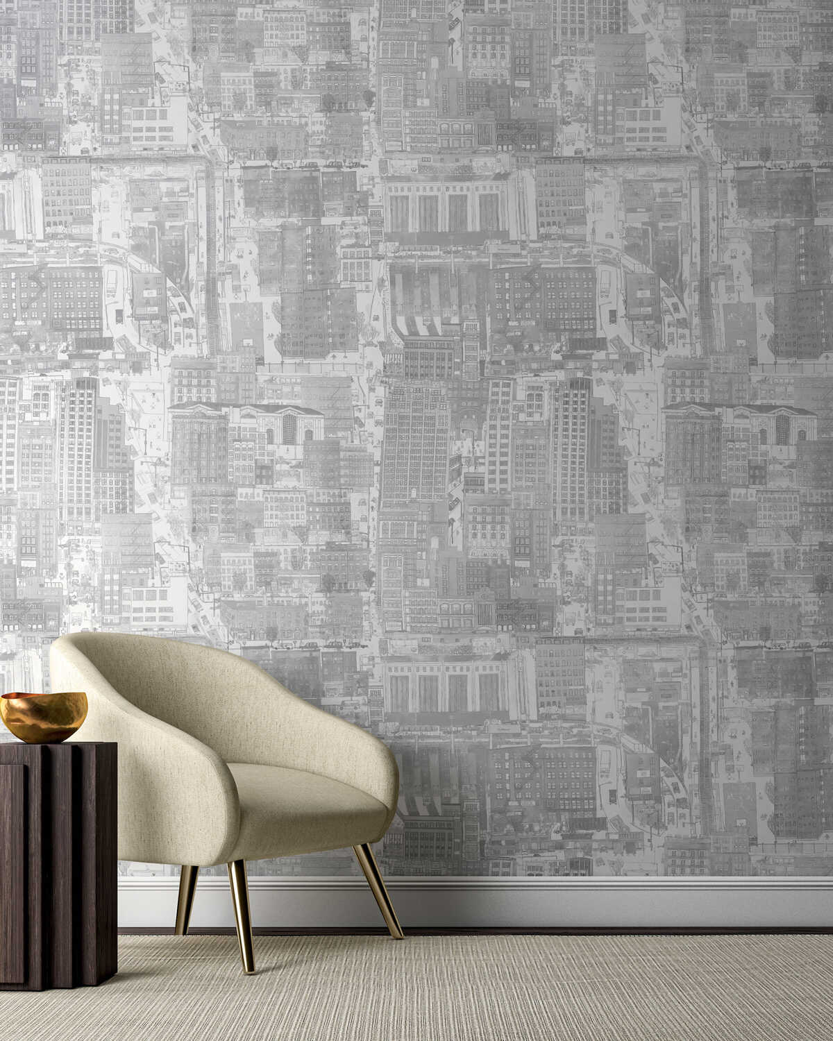 Urban Planning - Tinpan - KRAVET COUTURE Wallpaper