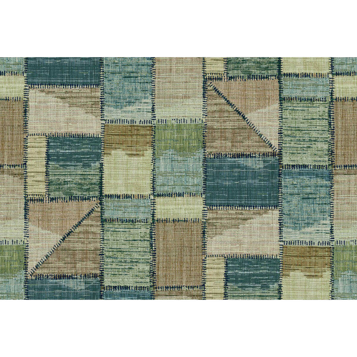 Patchwork - 10243 - KRAVET COUTURE Wallpaper