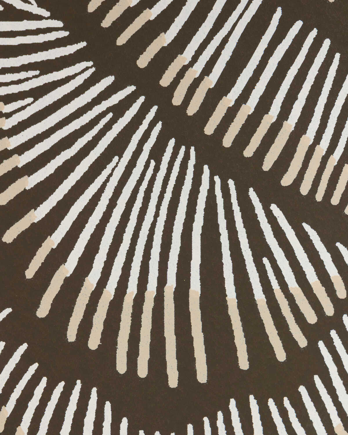 Panache Wp - Chocolate - KRAVET COUTURE Wallpaper