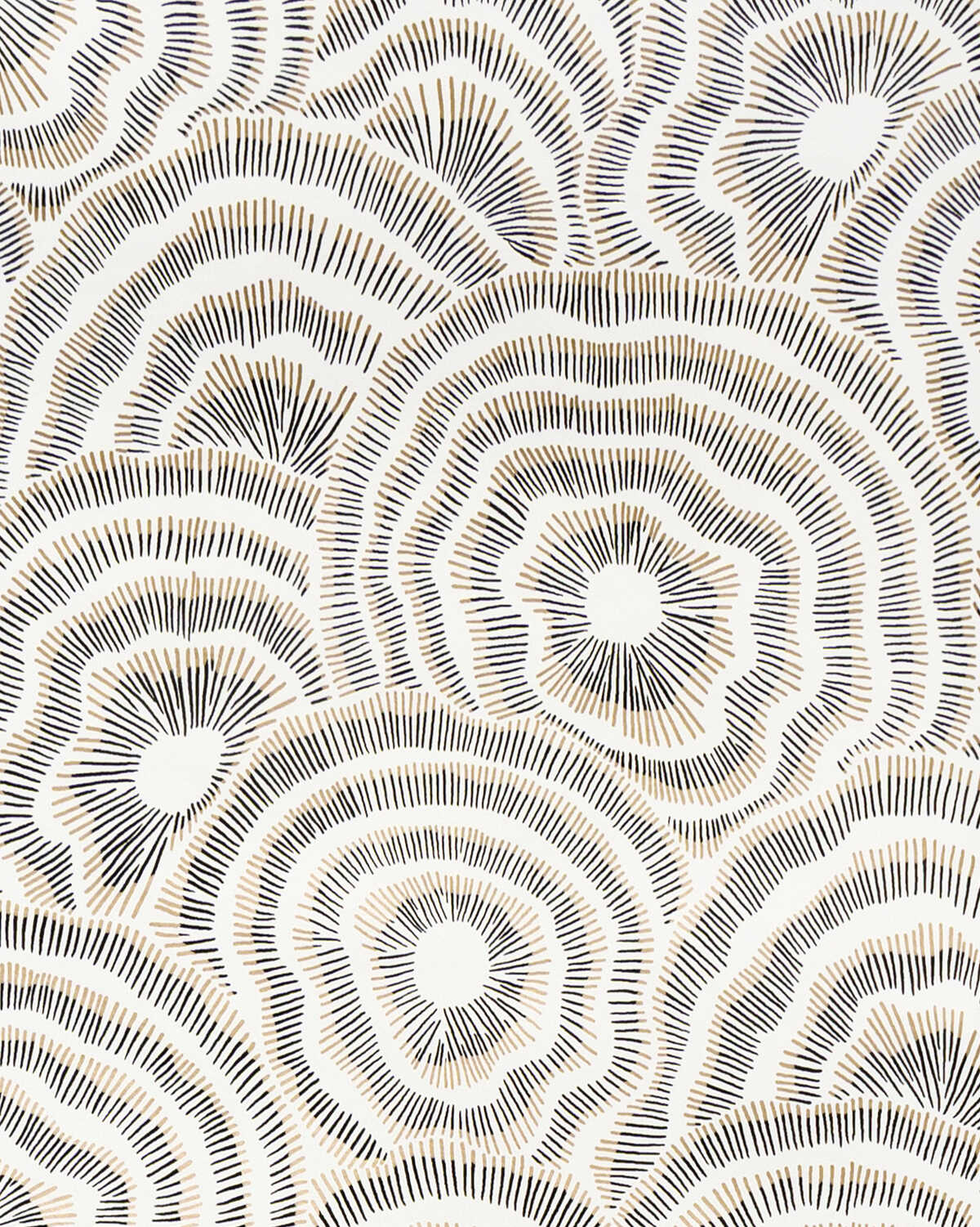 Panache Wp - Onyx - KRAVET COUTURE Wallpaper
