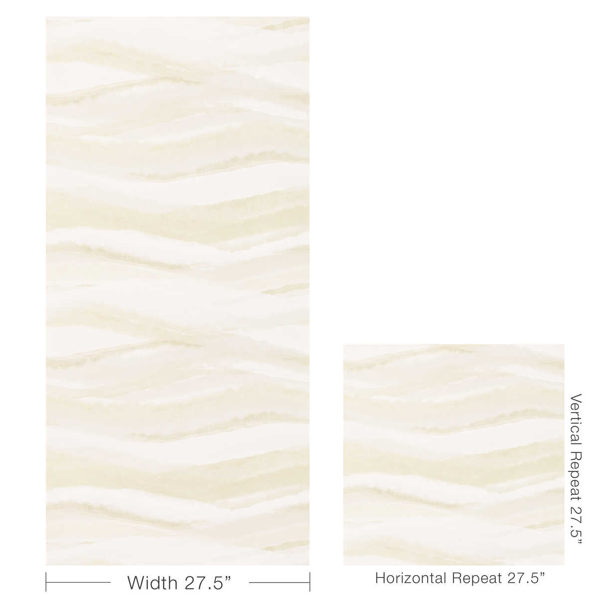 Striate Wp - Champagne - KRAVET COUTURE Wallpaper