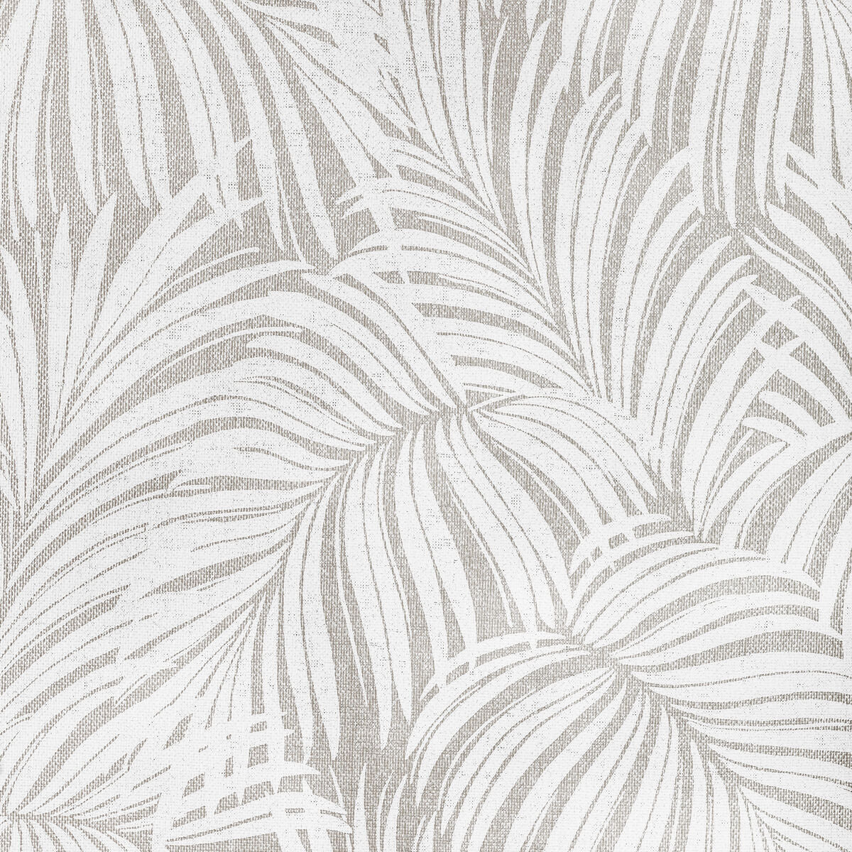 Leaf Paperweave - Silver - Kravet Couture Wallpaper