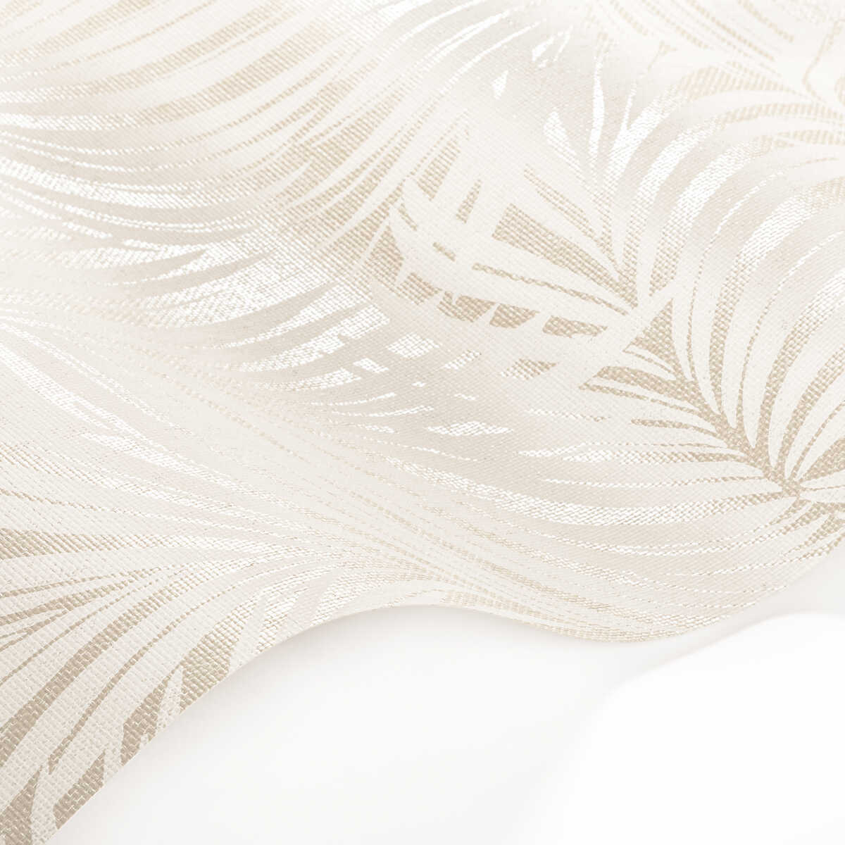 Leaf Paperweave - Pearl - KRAVET COUTURE Papel pintado