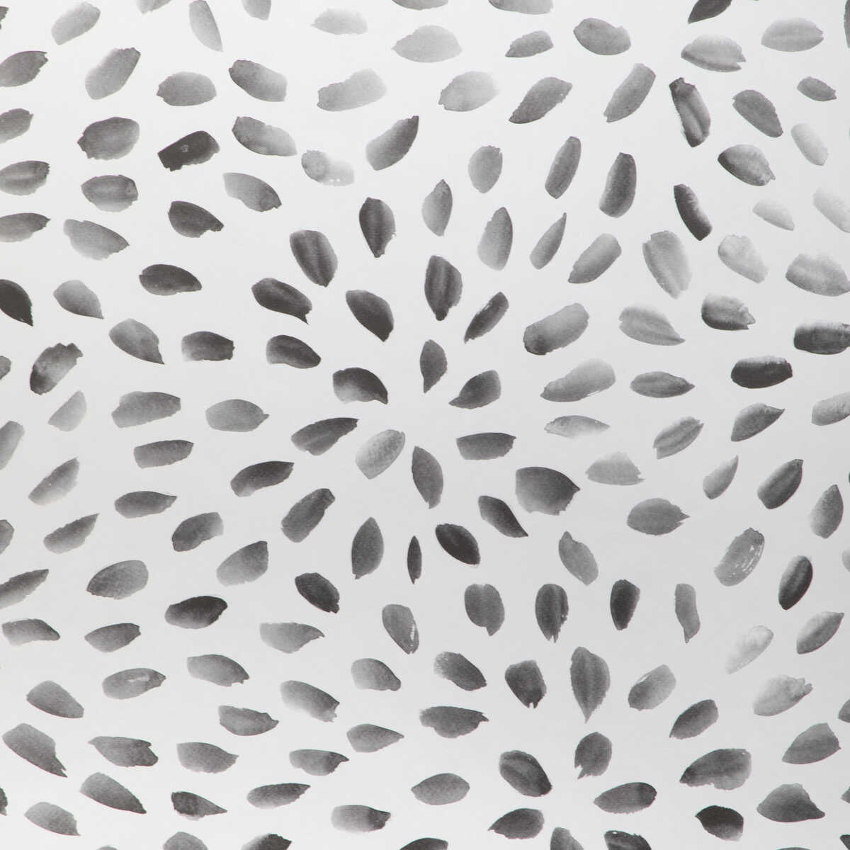 Petal Blossom Wp - Onyx - KRAVET COUTURE Wallpaper