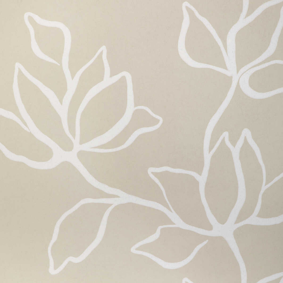 Floral Sketch Wp - Linen - KRAVET COUTURE Wallpaper