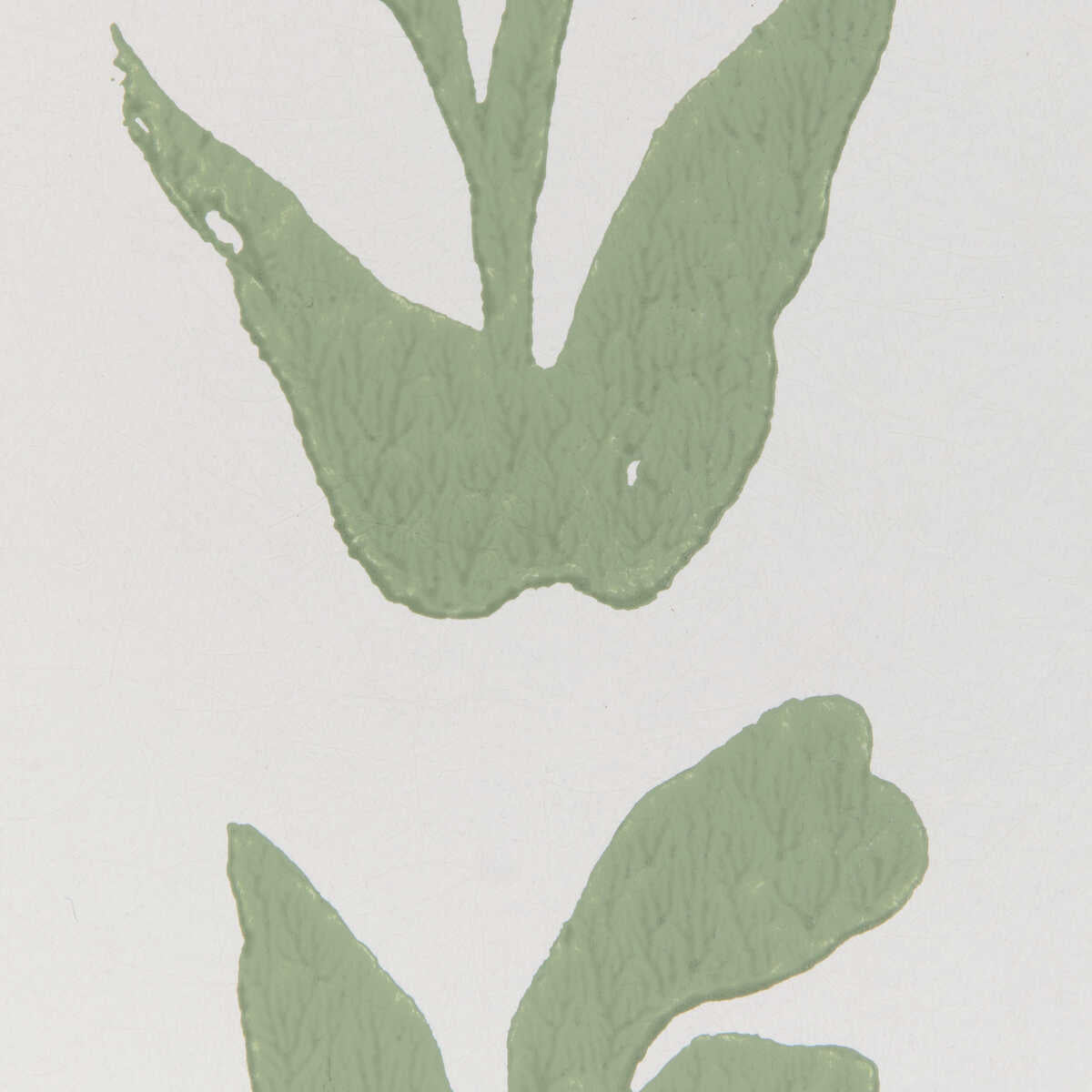 Climbing Leaves Wp - Sage - KRAVET COUTURE Wallpaper