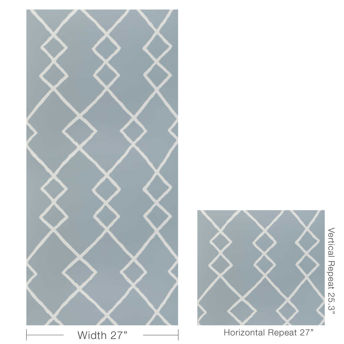Geo Graphica Wp - Sky - KRAVET COUTURE Wallpaper