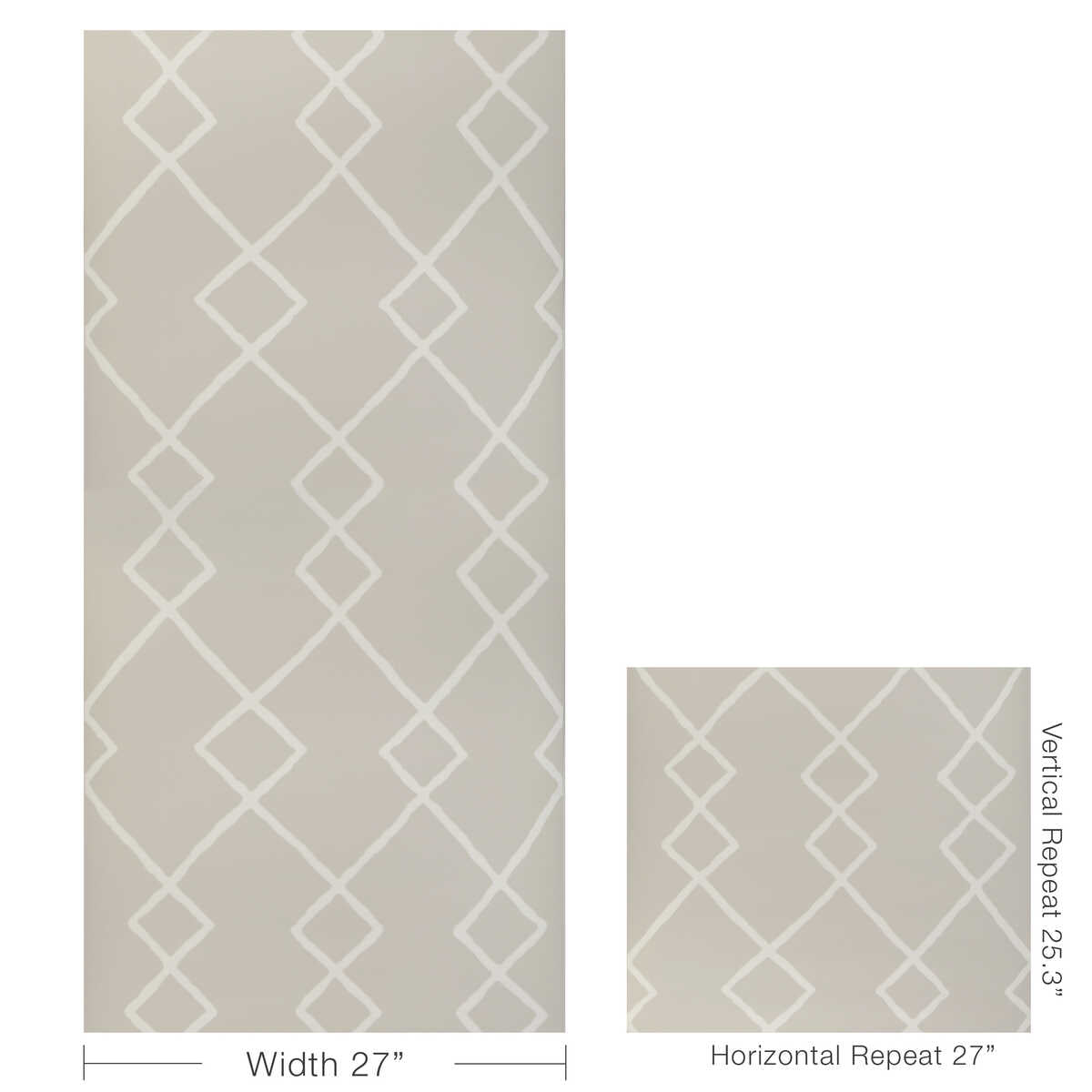 Geo Graphica Wp - Linen - KRAVET COUTURE Wallpaper