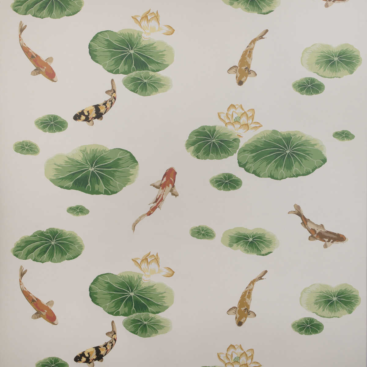 Lotus Pond Wp - Multi - KRAVET COUTURE Wallpaper