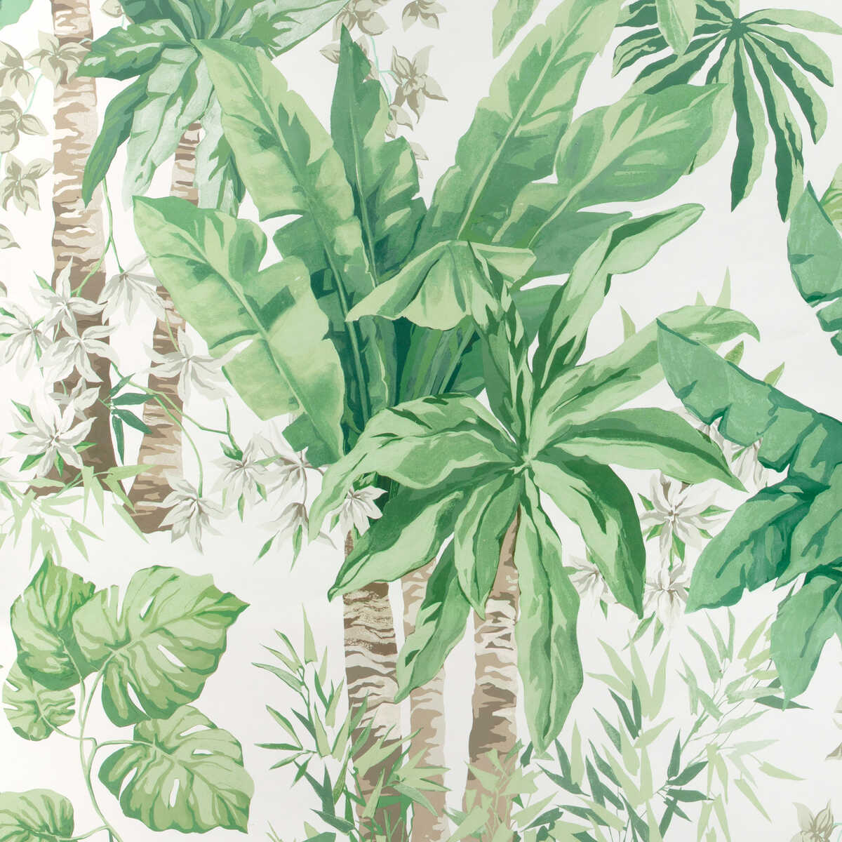 Junglewood Wp - Verde - KRAVET COUTURE Wallpaper