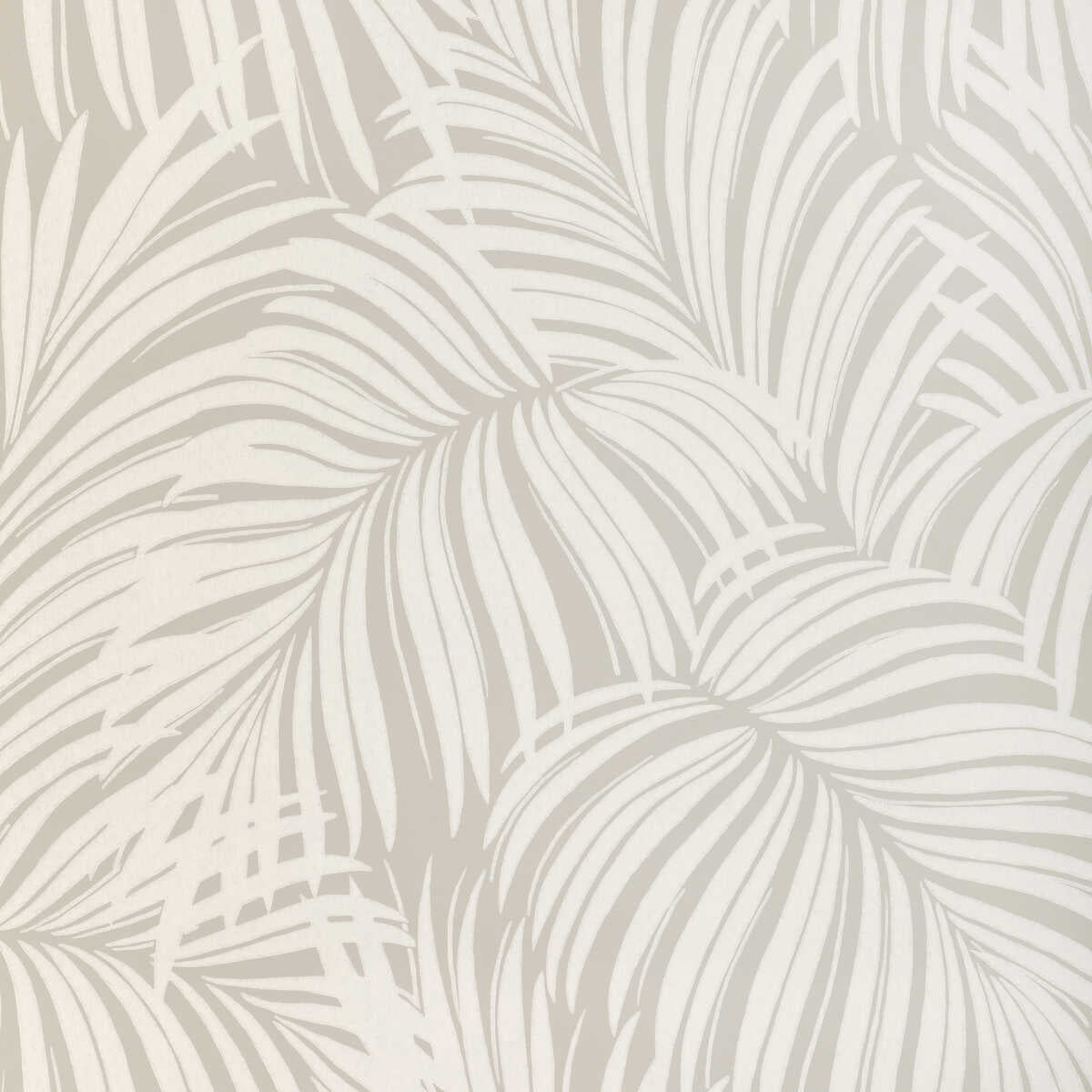 Palm Leaf Wp - Linen - KRAVET COUTURE Wallpaper