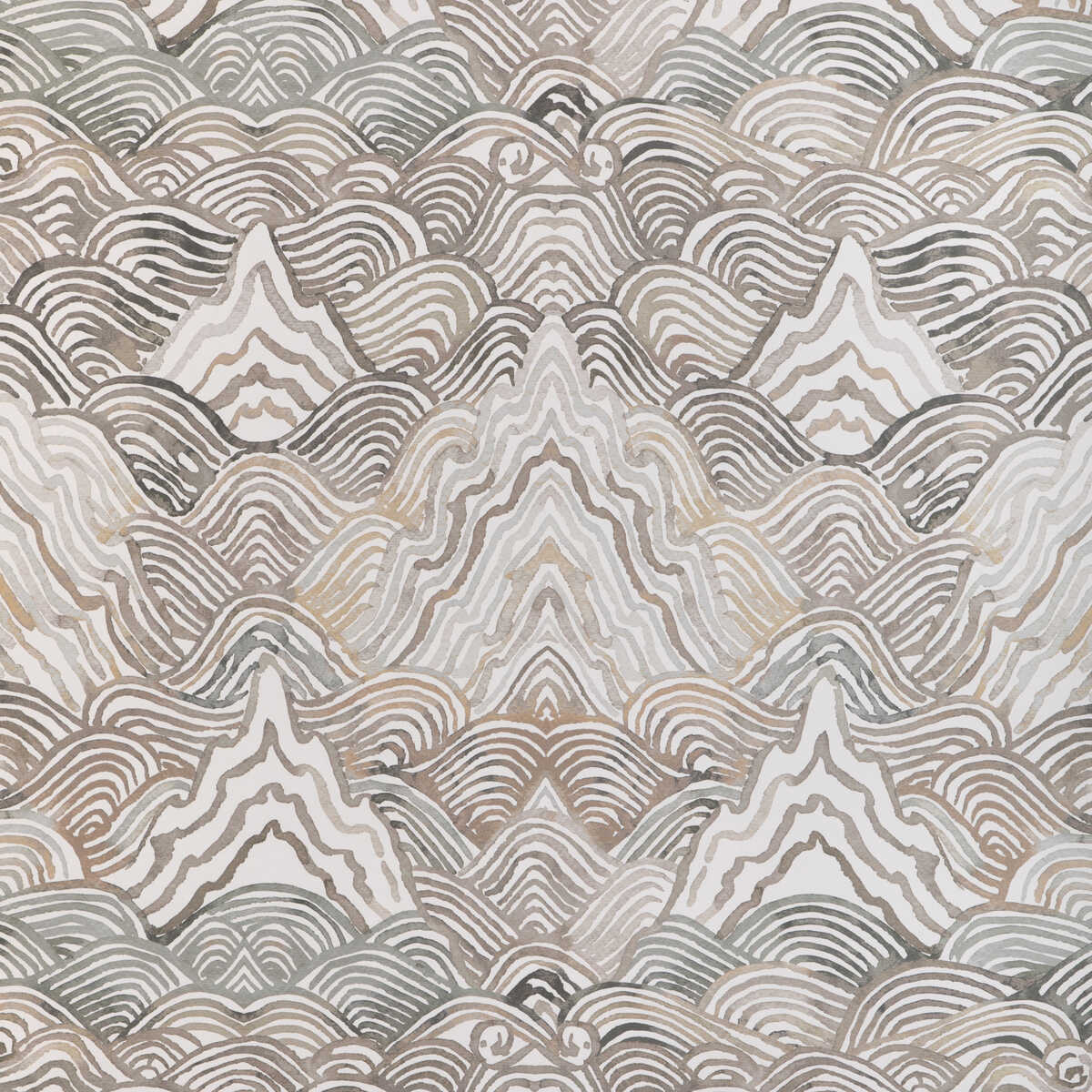Shangri La Wp - Stone - KRAVET COUTURE Wallpaper