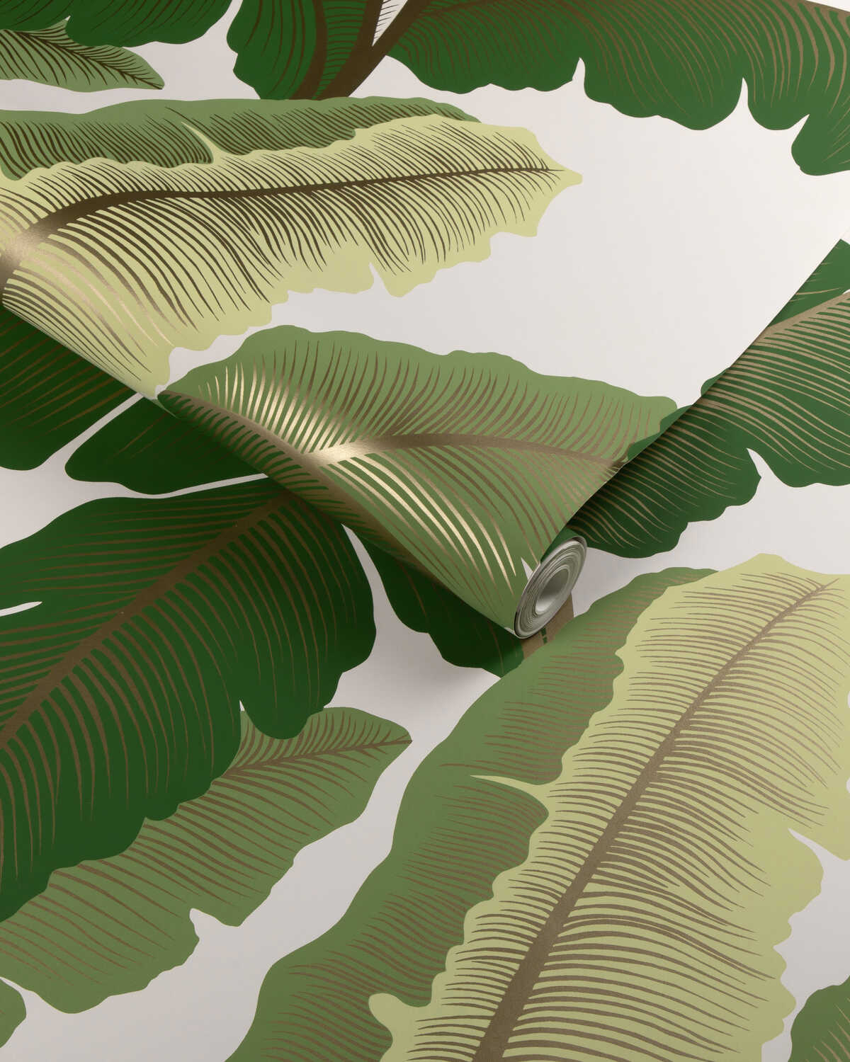 Isla Royal Wp - Golden Palm - KRAVET COUTURE Wallpaper