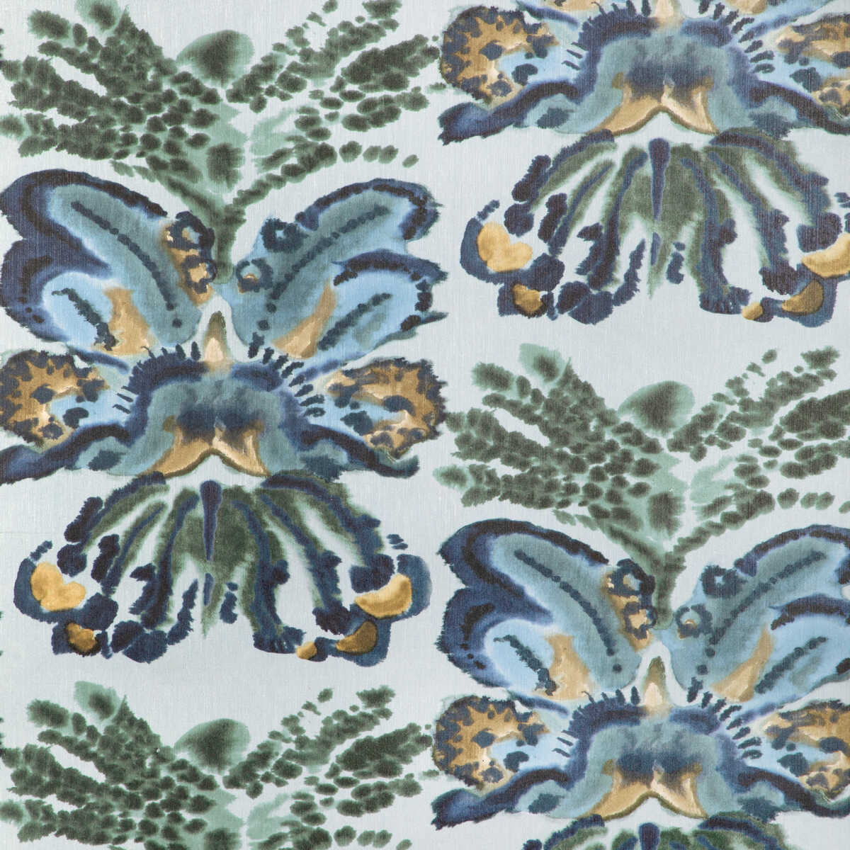 Rorschach Wp - Stormcloud - KRAVET COUTURE Wallpaper