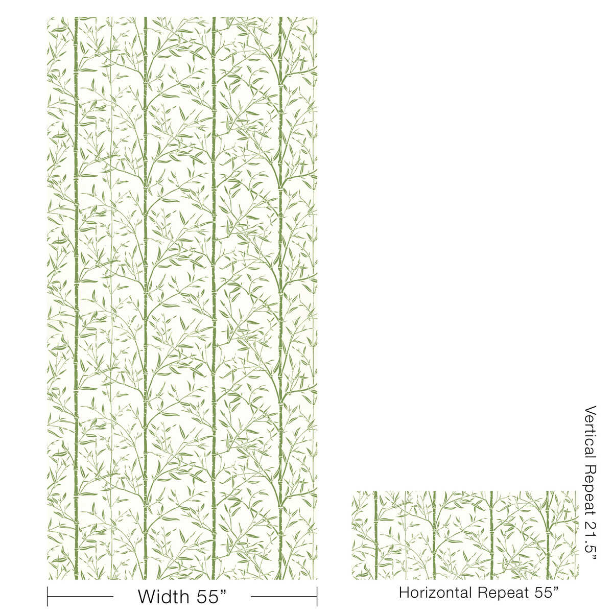 Bamboo Wp - Cactus - KRAVET COUTURE Papel pintado
