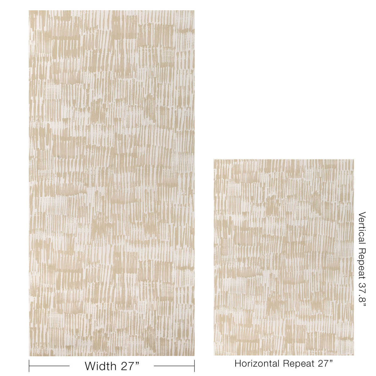 Marked Wp - Stone - KRAVET COUTURE Papel pintado