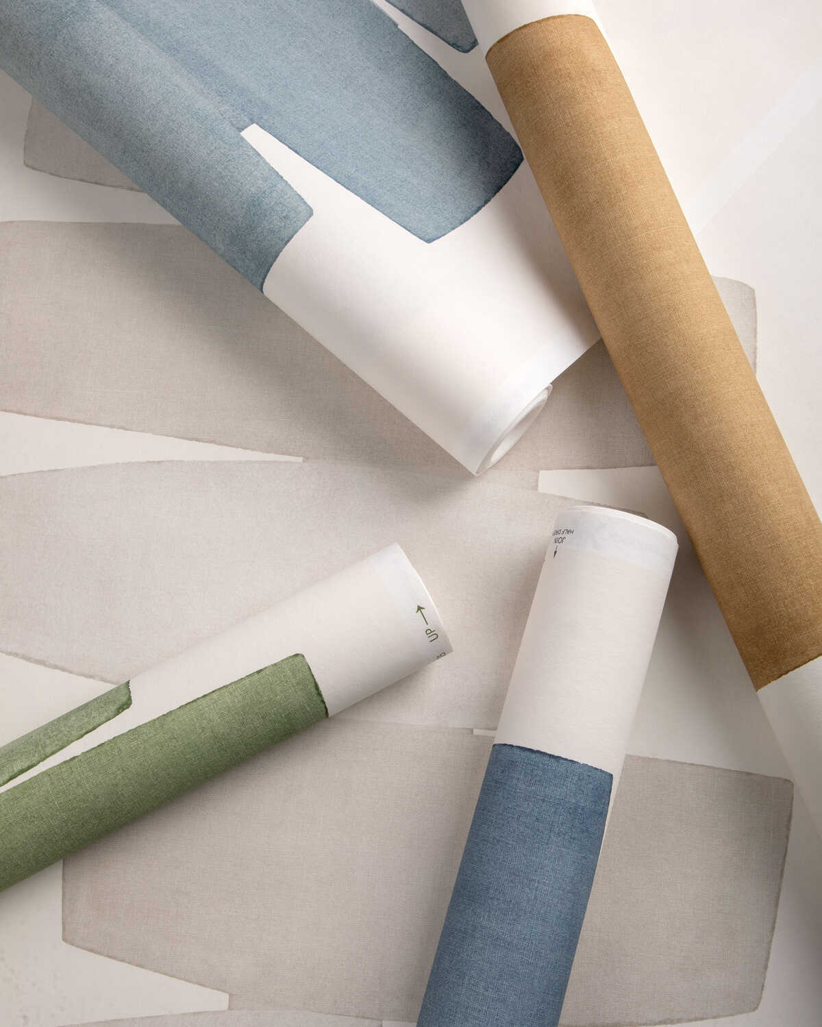 Stacked Wp - Leaf - KRAVET COUTURE Papel pintado