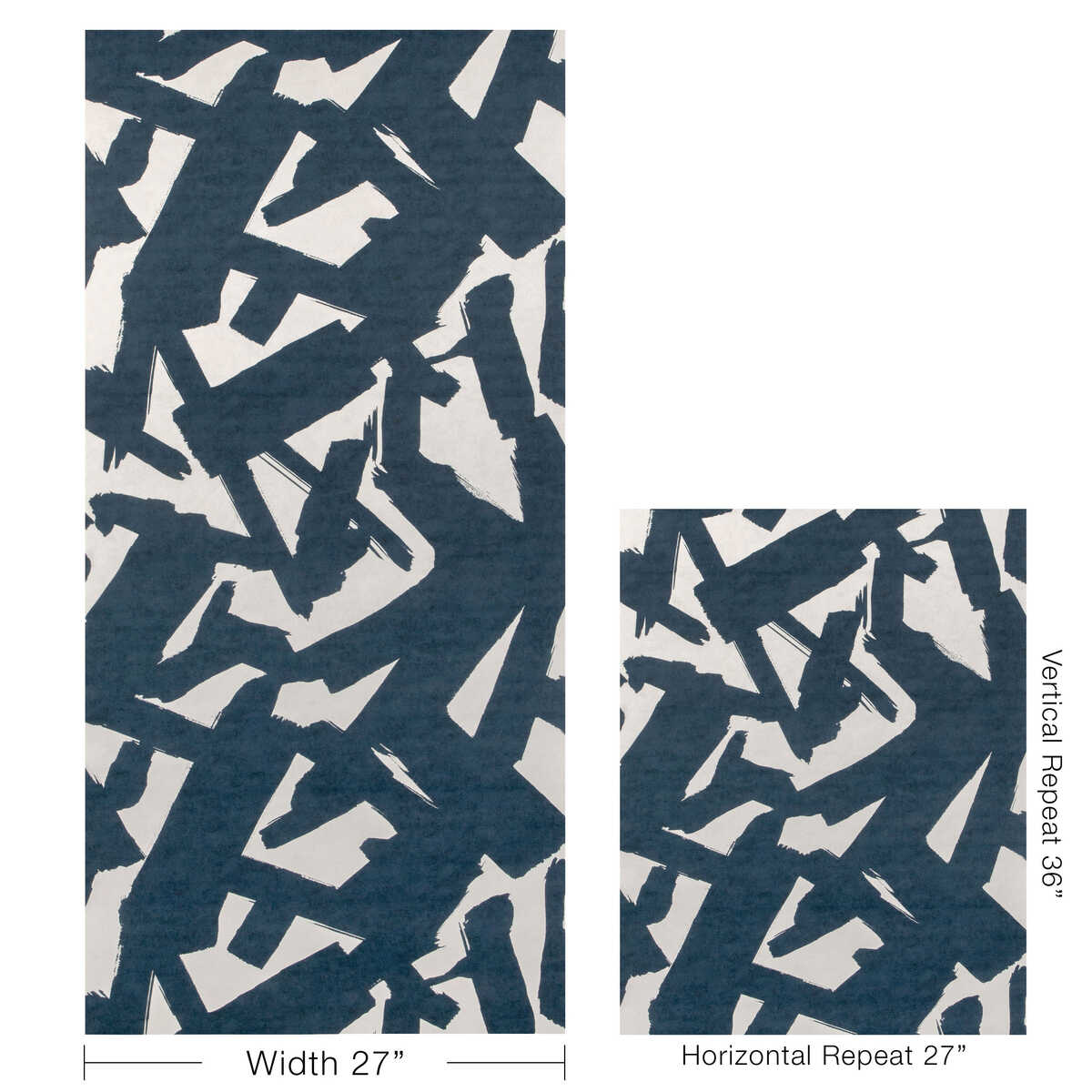 Bold Lines Wp - Indigo - KRAVET COUTURE Papel pintado