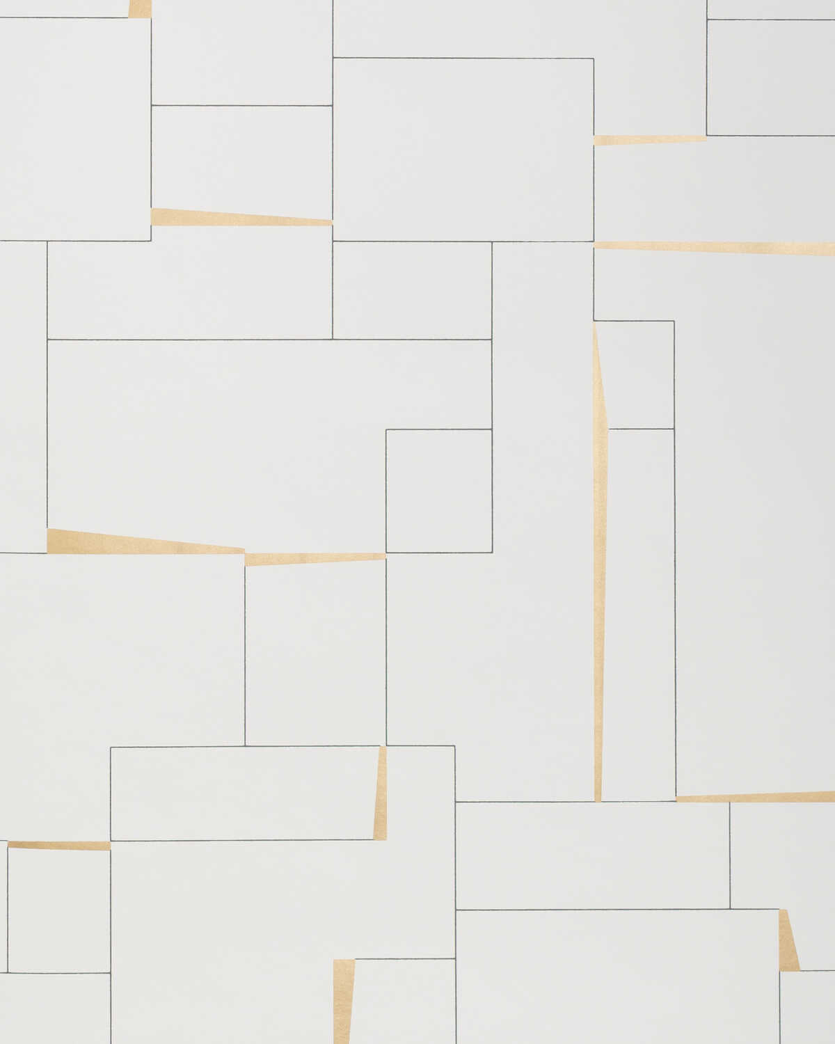 Counterculture - Ivory/Gold - KRAVET COUTURE Wallpaper