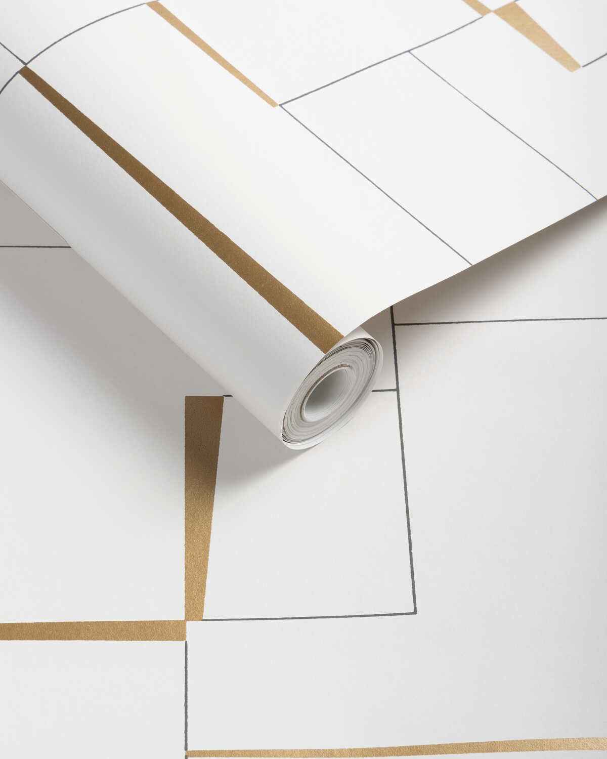 Counterculture-Ivory-Gold-Kravet-Couture-Wallpaper - KRAVET COUTURE Wallpaper