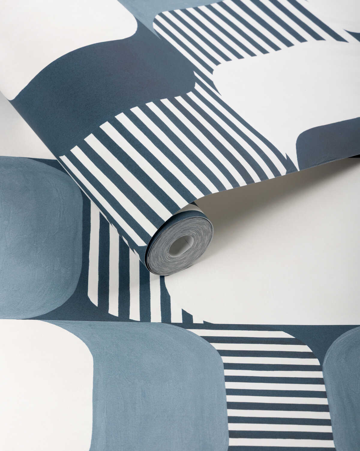 Good Vibes - Indigo - KRAVET COUTURE Wallpaper