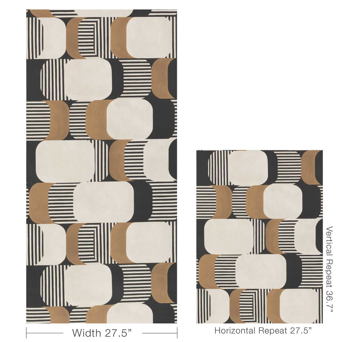 Good Vibes - Noir - KRAVET COUTURE Wallpaper
