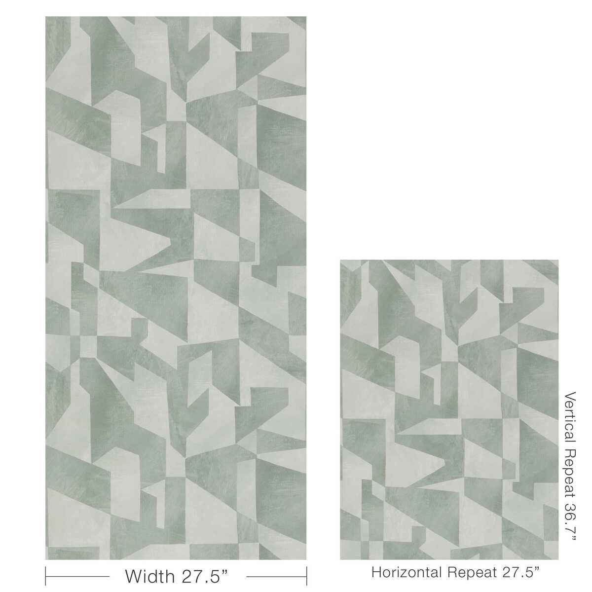 Shape-Shifter-Jade-Kravet-Couture-Wallpaper - KRAVET COUTURE Wallpaper