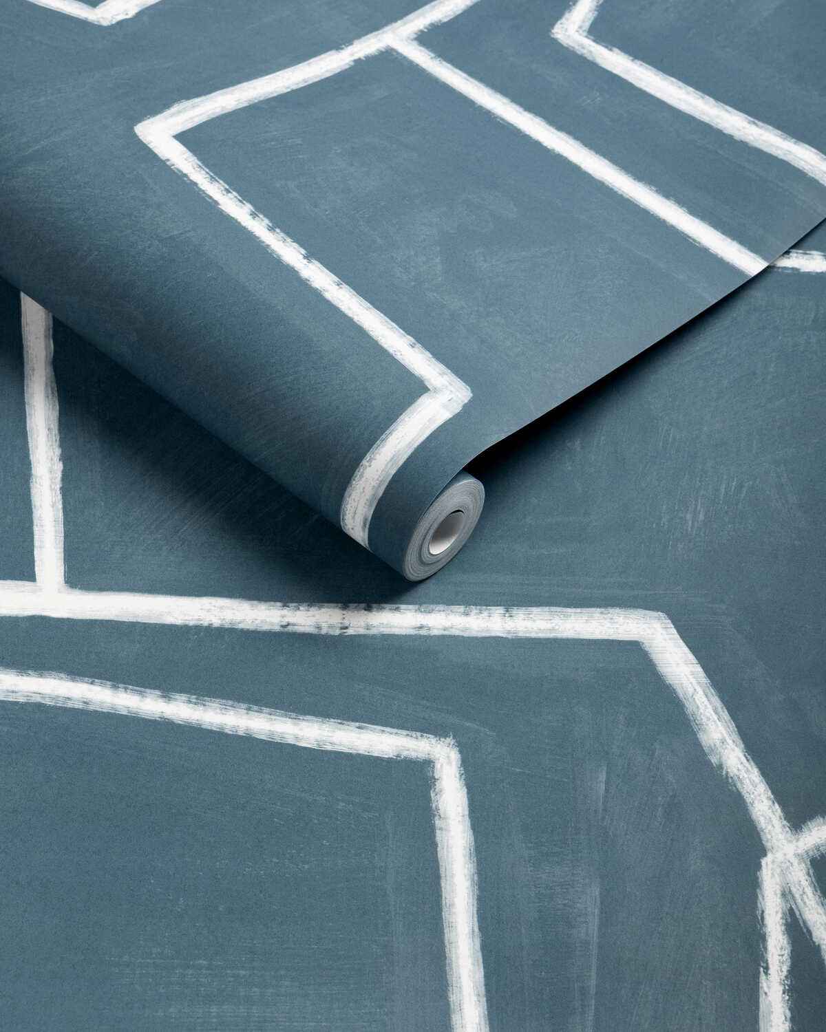 Chalka-Indigo-Kravet-Couture-Wallpaper - KRAVET COUTURE Wallpaper