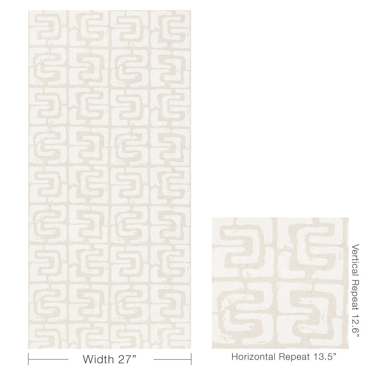Oui Bloc Due - Whisper - KRAVET COUTURE Wallpaper