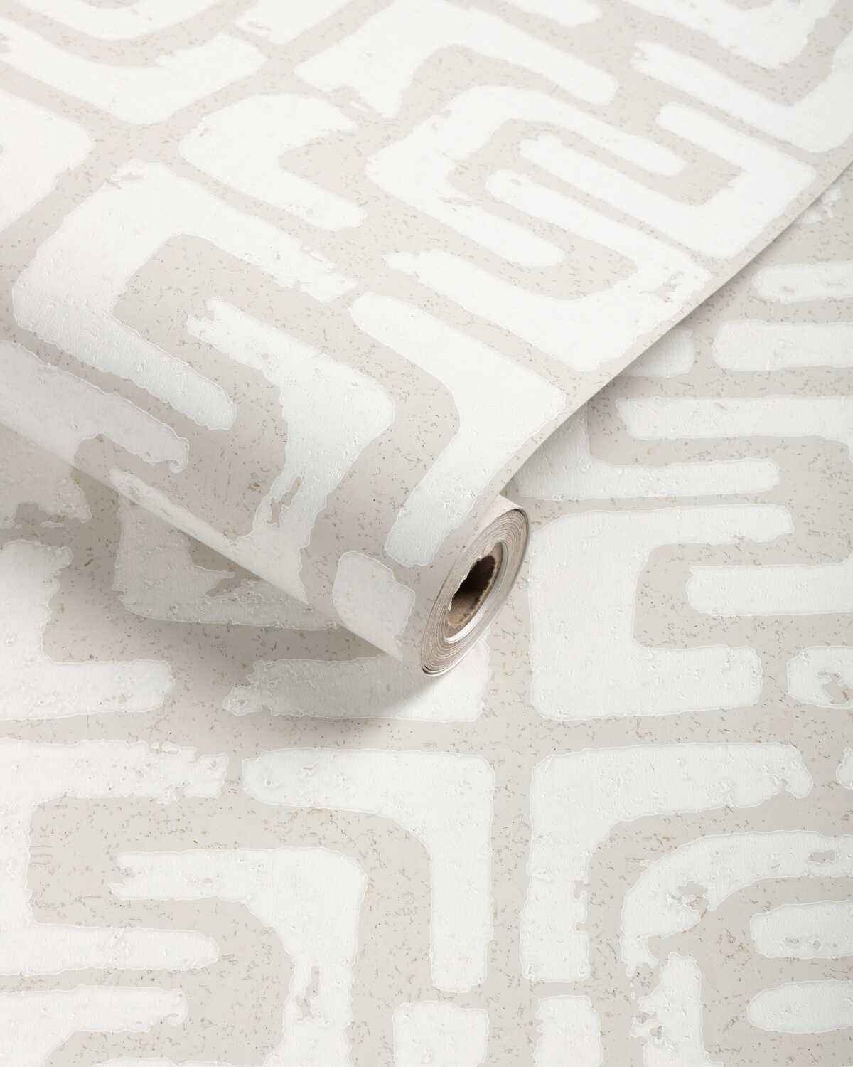 Oui-Bloc-Due-Mist-Kravet-Couture-Wallpaper - KRAVET COUTURE Wallpaper
