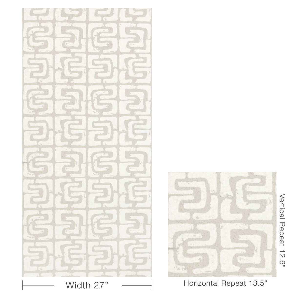 Oui-Bloc-Due-Mist-Kravet-Couture-Wallpaper - KRAVET COUTURE Wallpaper